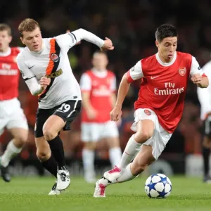 Sami Nasri (Arsenal) Olexiy Gai (Shakhtar). Arsenal 5: 1 Shakhtar Donetsk