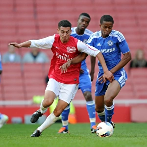 Samir Bihmoutine (Arsenal) Archange Nkumu (Chelsea). Arsenal U18 1: 0 Chelsea U18