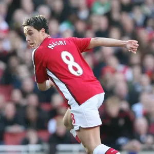 Samir Nasri in Action for Arsenal Against Sunderland, 2009