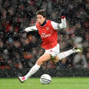 Samir Nasri (Arsenal). Arsenal 2: 0 Wigan Athletic. Carling Cup, Quarter Final