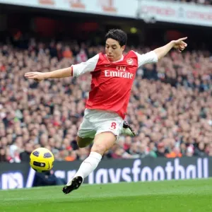 Samir Nasri (Arsenal). Arsenal 2: 3 Tottenham Hotspur. Barclays Premier League