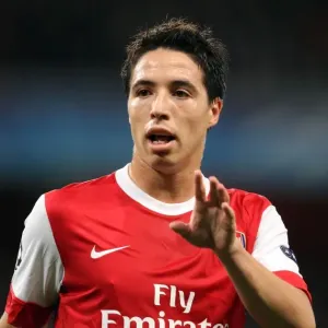 Samir Nasri (Arsenal). Arsenal 6: 0 SC Braga. UEFA Champions League. Group H Samir Nasri (Arsenal). Arsenal 6: 0 SC Braga. UEFA Champions League. Group H