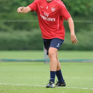 Samir Nasri (Arsenal). Arsenal Training Ground, London Colney, Hertfordshire, 6 / 7 / 2010