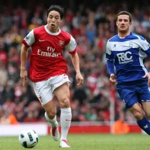 Samir Nasri (Arsenal) Barry Ferguson (Birmingham). Arsenal 2: 1 Birmingham City