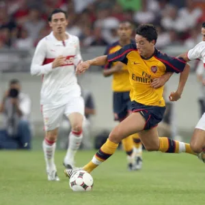 Samir Nasri (Arsenal) Boulahrouz (Stuttgart)