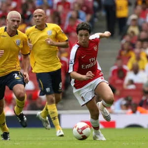 Samir Nasri (Arsenal) Carl Hoefkens (WBA)