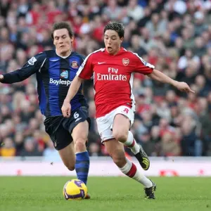 Samir Nasri (Arsenal) Dean Whitehead (Sunderland)