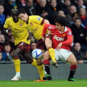 Samir Nasri (Arsenal) Fabio da Silva (Man Utd). Manchester United 2: 0 Arsenal