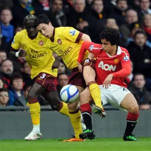 Samir Nasri (Arsenal) Fabio da Silva (Man Utd). Manchester United 2: 0 Arsenal