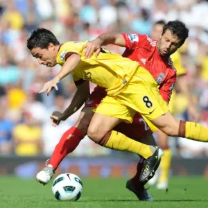 Samir Nasri (Arsenal) Javier Mascherano (Liverpool). Liverpool 1: 1 Arsenal