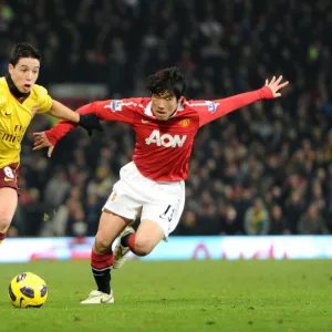 Samir Nasri (Arsenal) Ji-Sung Park (Man Utd). Manchester United 1: 0 Arsenal