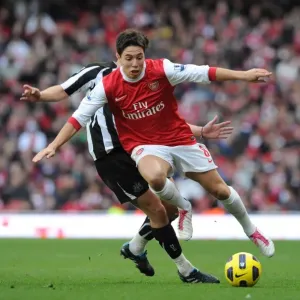 Samir Nasri (Arsenal) Joey Barton (Newcastle). Arsenal 0: 1 Newcastle United Samir Nasri (Arsenal) Joey Barton (Newcastle). Arsenal 0: 1 Newcastle United