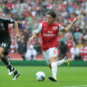 Samir Nasri (Arsenal) Jordan Henderson (Liverpool). Arsenal 0: 2 Liverpool Samir Nasri (Arsenal) Jordan Henderson (Liverpool). Arsenal 0: 2 Liverpool