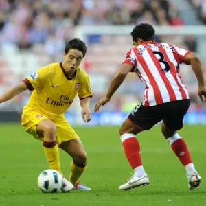 Samir Nasri (Arsenal) Kieran Richardson (Sunderland). Sunderland 1: 1 Arsenal Samir Nasri (Arsenal) Kieran Richardson (Sunderland). Sunderland 1: 1 Arsenal