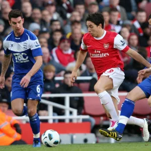 Samir Nasri (Arsenal) Liam Ridgewell, Keith Fahey and Lee Bowyer (Birmingham)