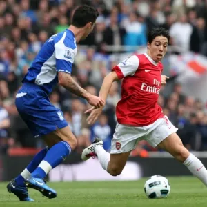 Samir Nasri (Arsenal) Liam Ridgewell and Keith Fahey (Birmingham). Arsenal 2