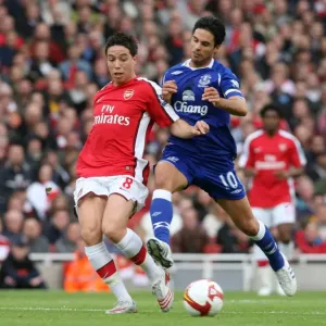 Samir Nasri (Arsenal) Mikel Arteta (Everon)