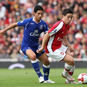 Samir Nasri (Arsenal) Mikel Arteta (Everton)