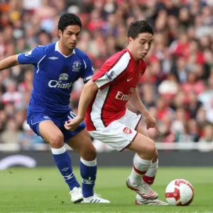 Samir Nasri (Arsenal) Mikel Arteta (Everton)