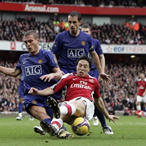 Samir Nasri (Arsenal) Nemania Vidic (Man Utd)