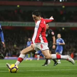 Samir Nasri (Arsenal) Ricardo Carvalho (Chelsea). Arsenal 0: 3 Chelsea, Barclays Premier League Samir Nasri (Arsenal) Ricardo Carvalho (Chelsea). Arsenal 0: 3 Chelsea, Barclays Premier League