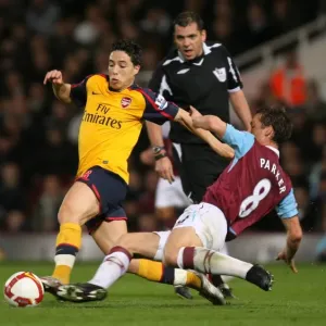 Samir Nasri (Arsenal) Scott Parker (West Ham) Samir Nasri (Arsenal) Scott Parker (West Ham)