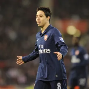 Samir Nasri (Arsenal). Stoke City 1: 3 Arsenal, Barclays Premier League