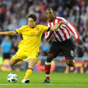 Samir Nasri (Arsenal) Titus Bramble (Sunderland). Sunderland 1: 1 Arsenal Samir Nasri (Arsenal) Titus Bramble (Sunderland). Sunderland 1: 1 Arsenal