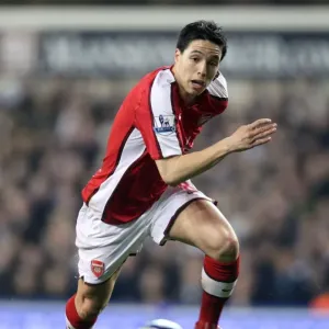 Samir Nasri (Arsenal). Tottenham Hotspur 2: 1 Arsenal. Barclays Premier League