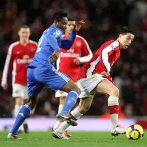 Samir Nasri (Arsenal) vs Jon Obi Mikel (Chelsea) Print Samir Nasri (Arsenal) vs Jon Obi Mikel (Chelsea) Print