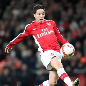 Samir Nasri: Arsenal's Hero in the 4-4 Thriller Against Tottenham Hotspur, Barclays Premier League, Emirates Stadium (October 2008) Samir Nasri: Arsenal's Hero in the 4-4 Thriller Against Tottenham Hotspur, Barclays Premier League, Emirates Stadium (October 2008)