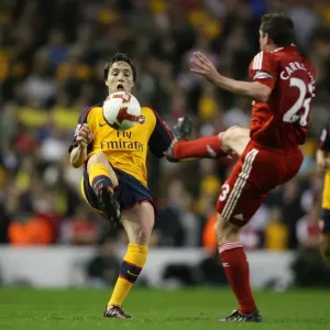 Samir Nasri (Liverpool) Jamie Carragher (Liverpool)
