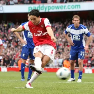 Samir Nasri scores Arsenals 1st goal from the penalty spot. Arsenal 2