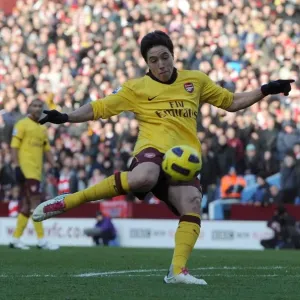Samir Nasri scores Arsenals 2nd goal. Aston Villa 2: 4 Arsenal. Barclays Premier League Samir Nasri scores Arsenals 2nd goal. Aston Villa 2: 4 Arsenal. Barclays Premier League