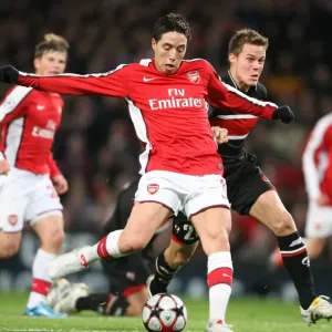 Samir Nasri Scores Arsenal's Second Goal Against AZ Alkmaar in UEFA Champions League: 4-1 Samir Nasri Scores Arsenal's Second Goal Against AZ Alkmaar in UEFA Champions League: 4-1