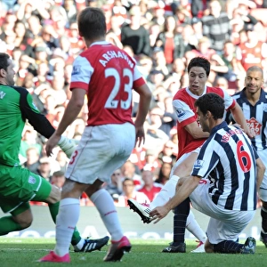 Samir Nasri Scores First Arsenal Goal Against WBA: Arsenal 2-3 West Brom