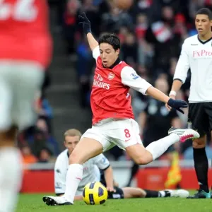Samir Nasri Scores First Goal: Arsenal 2-1 Fulham, Barclays Premier League, Emirates Stadium (December 4, 2010) Samir Nasri Scores First Goal: Arsenal 2-1 Fulham, Barclays Premier League, Emirates Stadium (December 4, 2010)