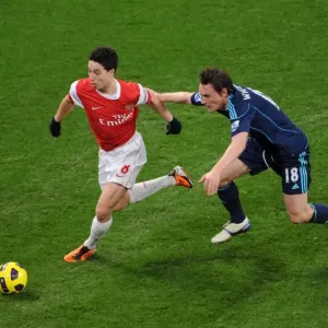Samir Nasri vs. Dean Whitehead: Arsenal's Win Over Stoke City in the Barclays Premier League (23/2/11)