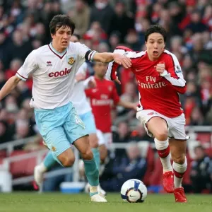 Samir Nasri vs Jack Cork: Arsenal's Triumph Over Burnley (3-1), Barclays Premier League, Emirates Stadium, 2010 Samir Nasri vs Jack Cork: Arsenal's Triumph Over Burnley (3-1), Barclays Premier League, Emirates Stadium, 2010