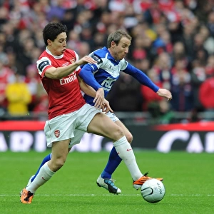 Samir Nasri vs. Lee Bowyer: Birmingham City's Upset Over Arsenal in Carling Cup Final
