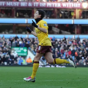 Samir Nasri's Brilliant Goal: Arsenal Crushes Aston Villa 4-2 in Premier League Samir Nasri's Brilliant Goal: Arsenal Crushes Aston Villa 4-2 in Premier League