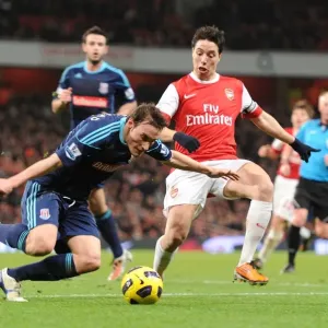 Samir Nasri's Game-Winning Goal: Arsenal 1-0 Stoke City, Premier League 2011