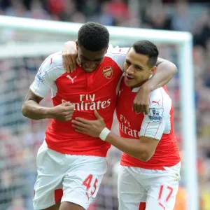 Sanchez and Iwobi's Glorious Goal Celebration: Arsenal's Unforgettable Moment vs. Watford (2016) Sanchez and Iwobi's Glorious Goal Celebration: Arsenal's Unforgettable Moment vs. Watford (2016)