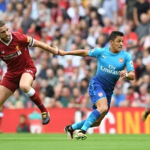 Sanchez Surges Past Henderson: Liverpool vs. Arsenal, Premier League Showdown (2017-18)