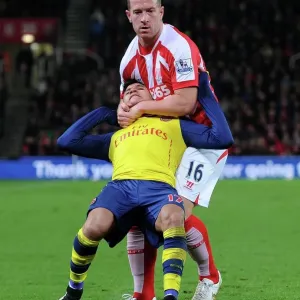 Prints of Season 2014-15 Prints: Stoke City v Arsenal 2014-15