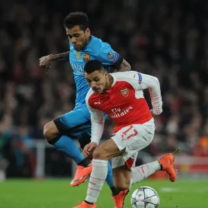 Sanchez vs. Alves: A Champions League Showdown - Arsenal's Alexis vs. Barcelona's Daniel Alves (2015/16) Sanchez vs. Alves: A Champions League Showdown - Arsenal's Alexis vs. Barcelona's Daniel Alves (2015/16)