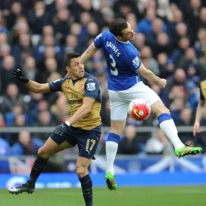 Sanchez vs. Baines: A Premier League Battle at Goodison Park