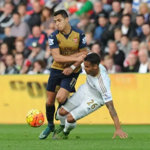 Sanchez vs. Naughton: A Premier League Battle at Swansea (2015-16)