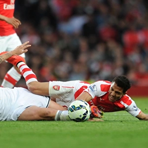 Sanchez vs. Shelvey: Foul Play in Arsenal vs. Swansea Clash (2015)