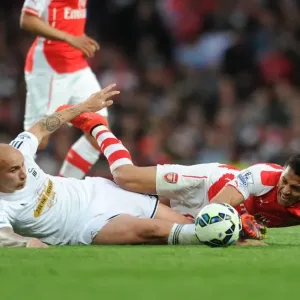 Sanchez vs. Shelvey: Foul Play in Arsenal vs. Swansea Clash (2015) Sanchez vs. Shelvey: Foul Play in Arsenal vs. Swansea Clash (2015)